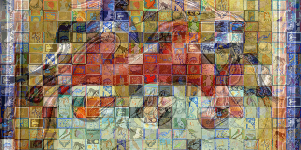 Mosaic of Bestiary Paintings